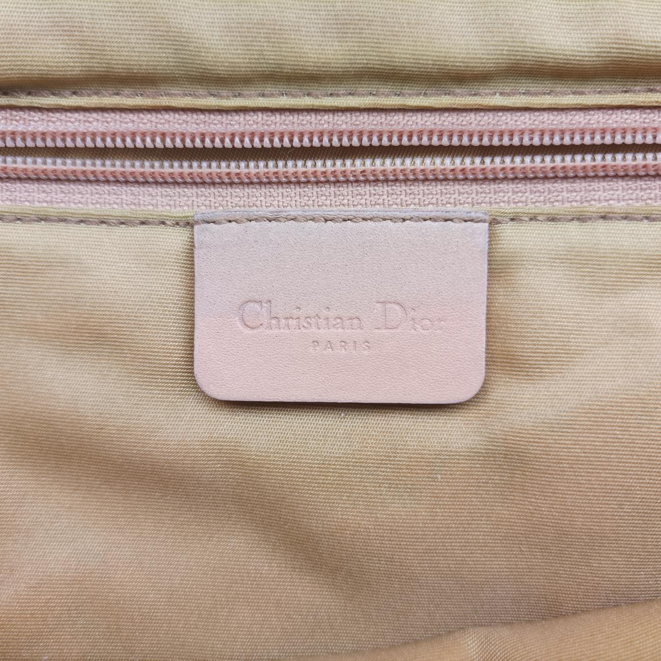 Pre-owned Christian Dior Marispearl Navy Denim  shoulderbag | stylenewstar