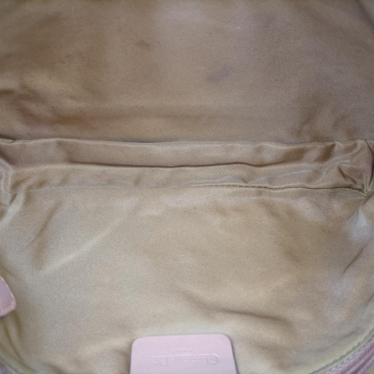 Pre-owned Christian Dior Marispearl Navy Denim  shoulderbag | stylenewstar