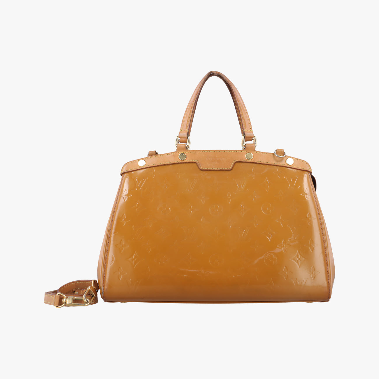 Pre-owned Louis Vuitton Bréa MM ROSE VELOURS Vernis M91588 shoulderbag | stylenewstar