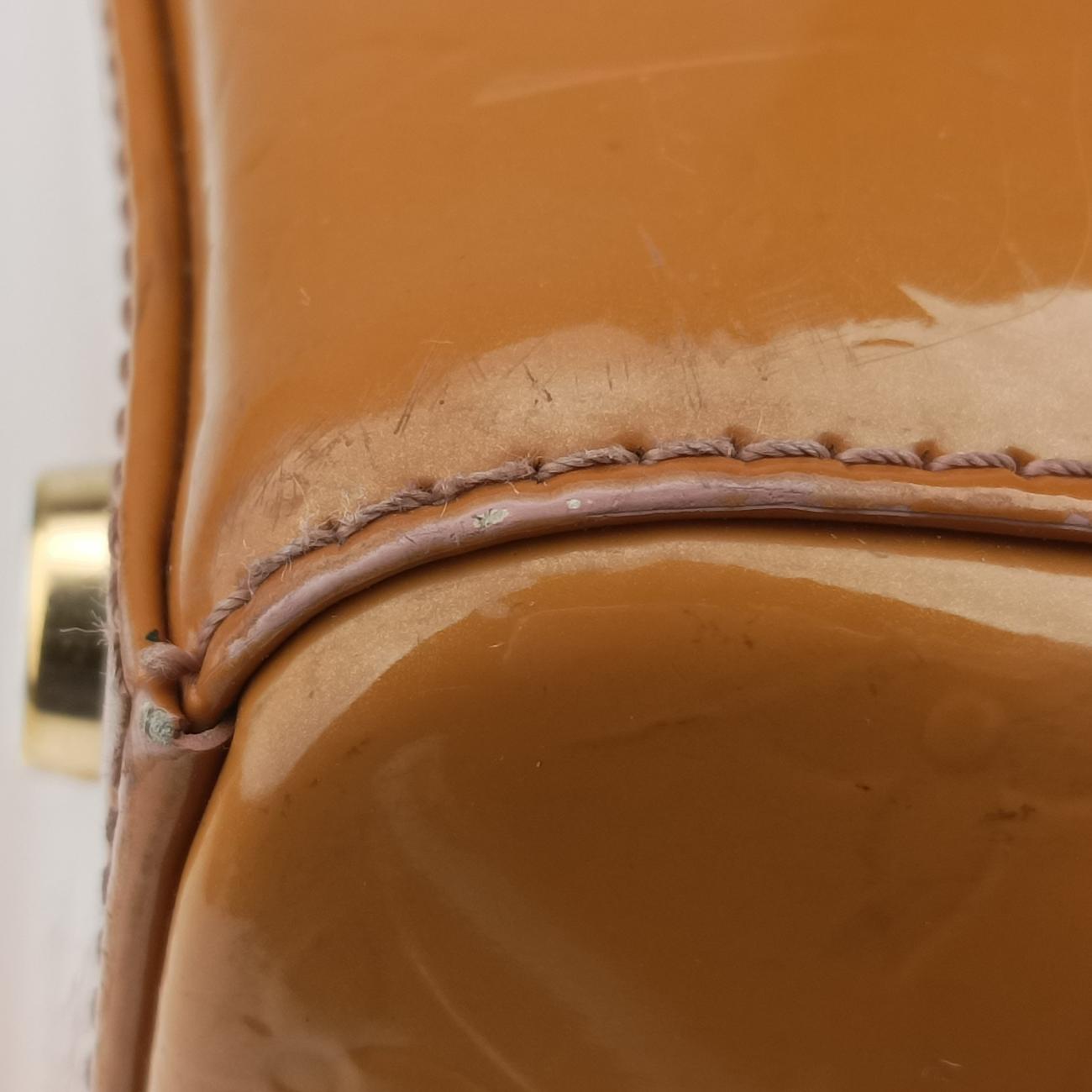 Pre-owned Louis Vuitton Bréa MM ROSE VELOURS Vernis M91588 shoulderbag | stylenewstar