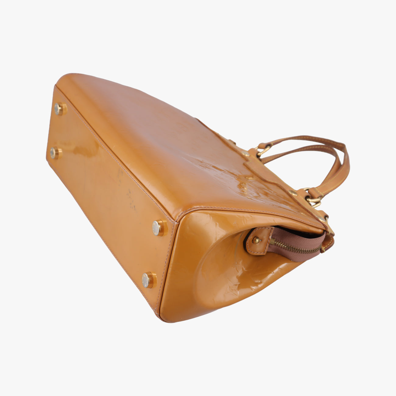 Pre-owned Louis Vuitton Bréa MM ROSE VELOURS Vernis M91588 shoulderbag | stylenewstar