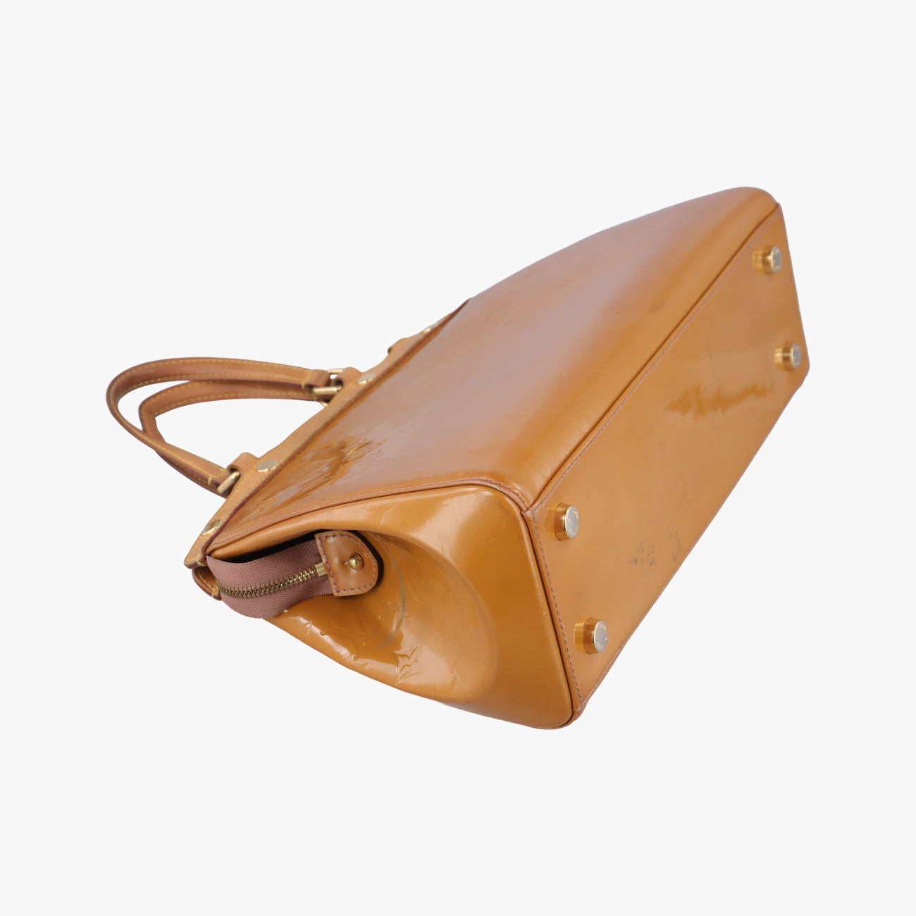 Pre-owned Louis Vuitton Bréa MM ROSE VELOURS Vernis M91588 shoulderbag | stylenewstar