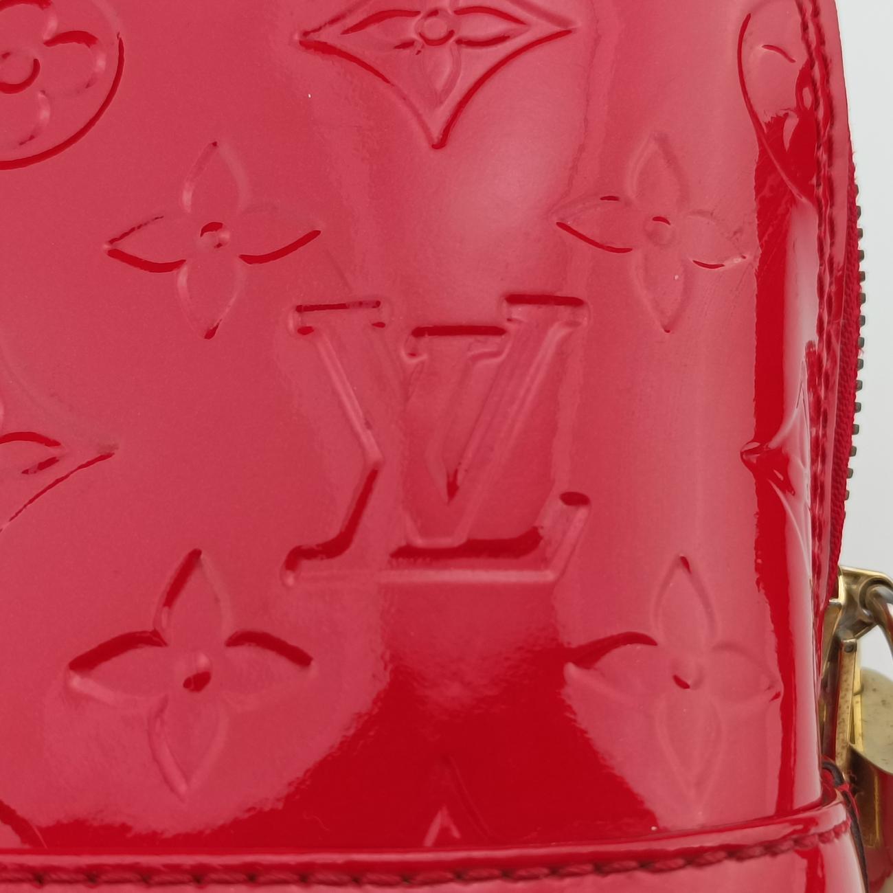 Secondhand Louis Vuitton Alma BB CERISE Vernis M90174 shoulderbag | stylenewstar
