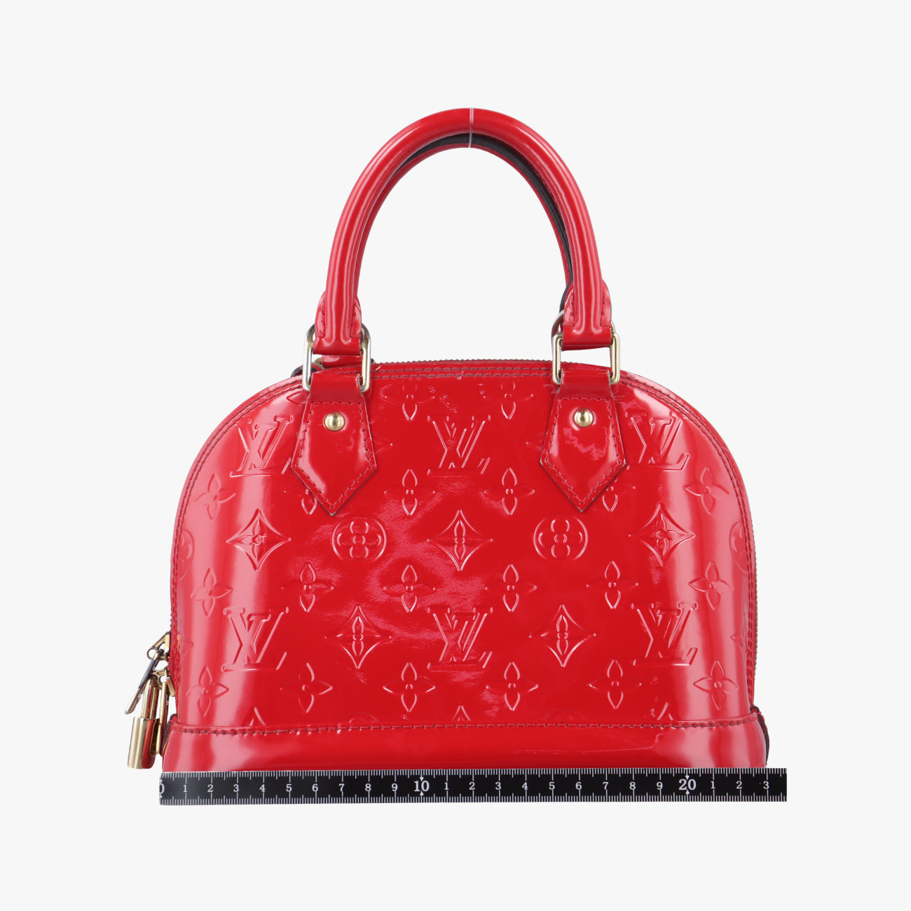 Secondhand Louis Vuitton Alma BB CERISE Vernis M90174 shoulderbag | stylenewstar
