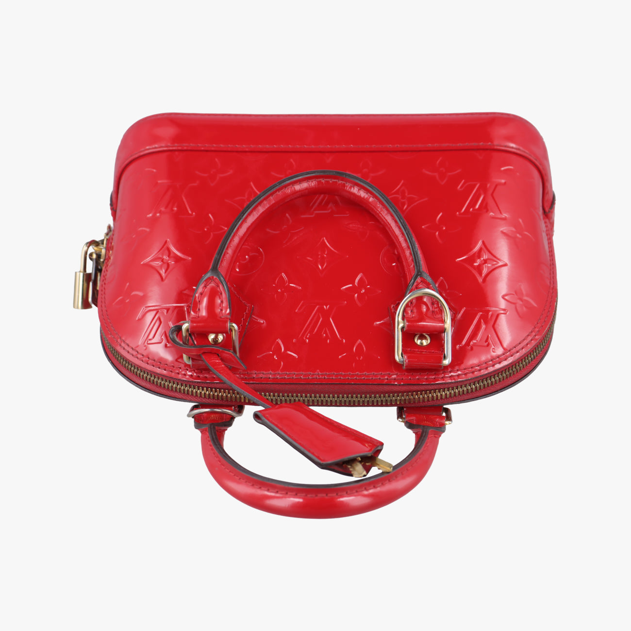 Secondhand Louis Vuitton Alma BB CERISE Vernis M90174 shoulderbag | stylenewstar