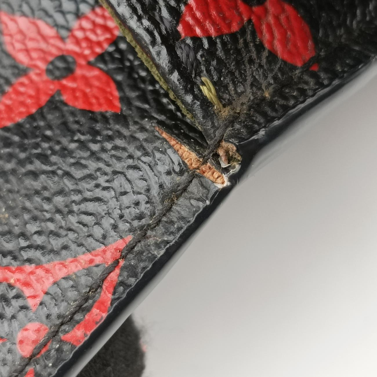 Pre-owned Louis Vuitton Pochette MéTIS MM black×Anfrarouge Monogram Canvas M41462 shoulderbag | stylenewstar