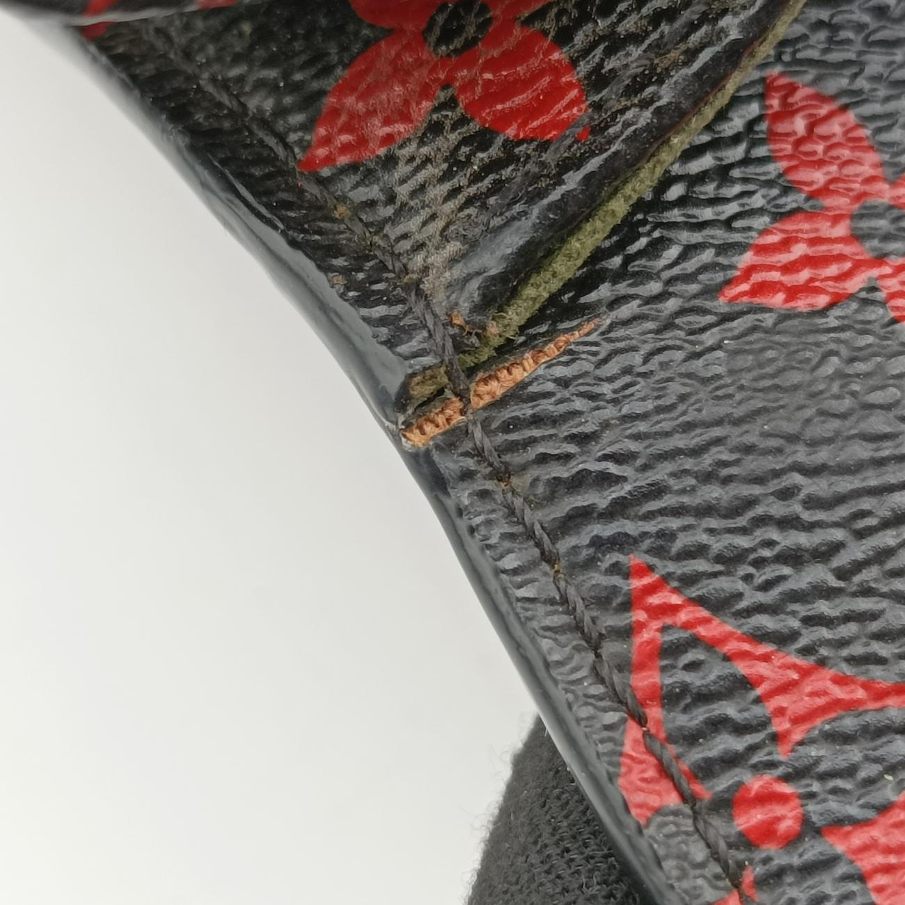 Pre-owned Louis Vuitton Pochette MéTIS MM black×Anfrarouge Monogram Canvas M41462 shoulderbag | stylenewstar