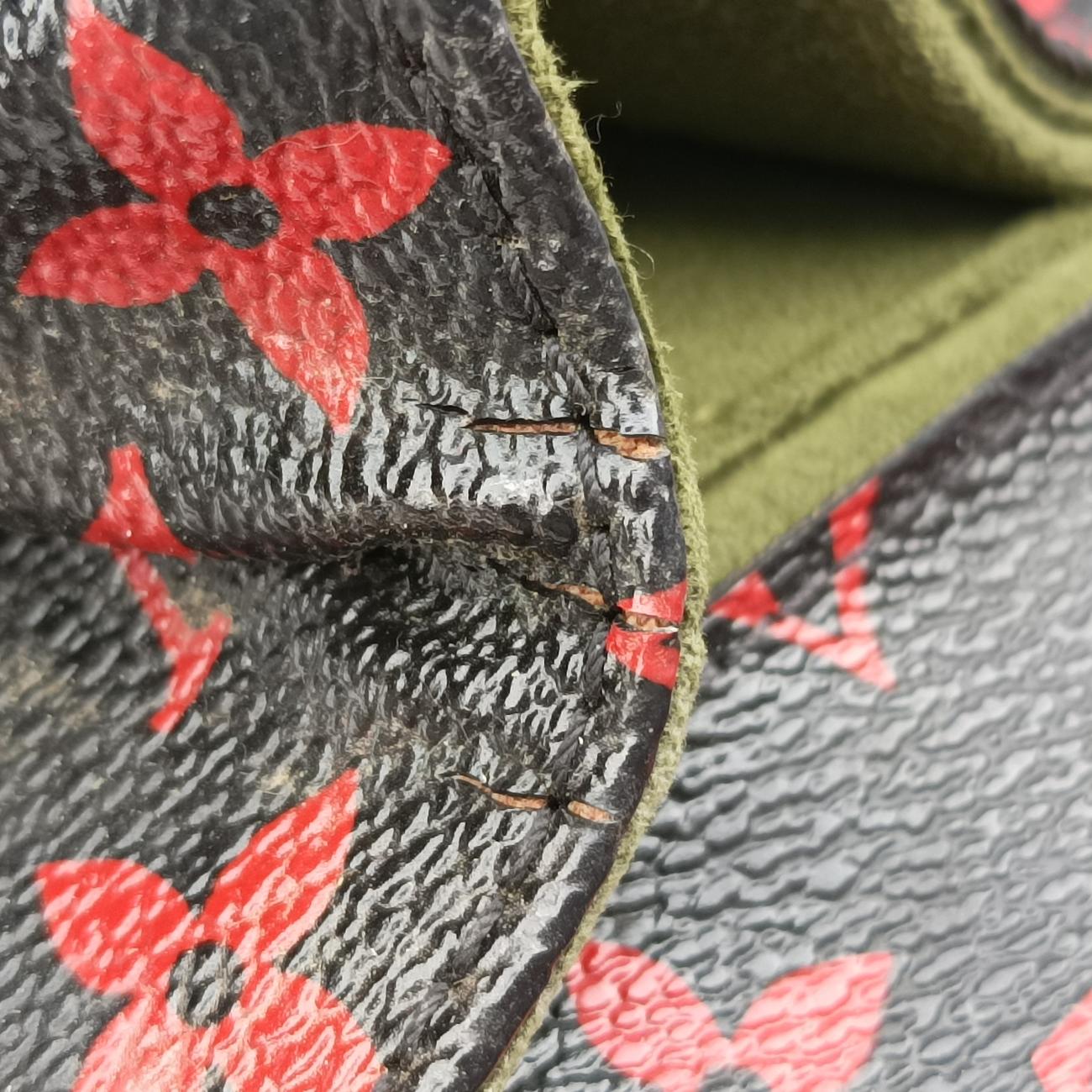 Pre-owned Louis Vuitton Pochette MéTIS MM black×Anfrarouge Monogram Canvas M41462 shoulderbag | stylenewstar