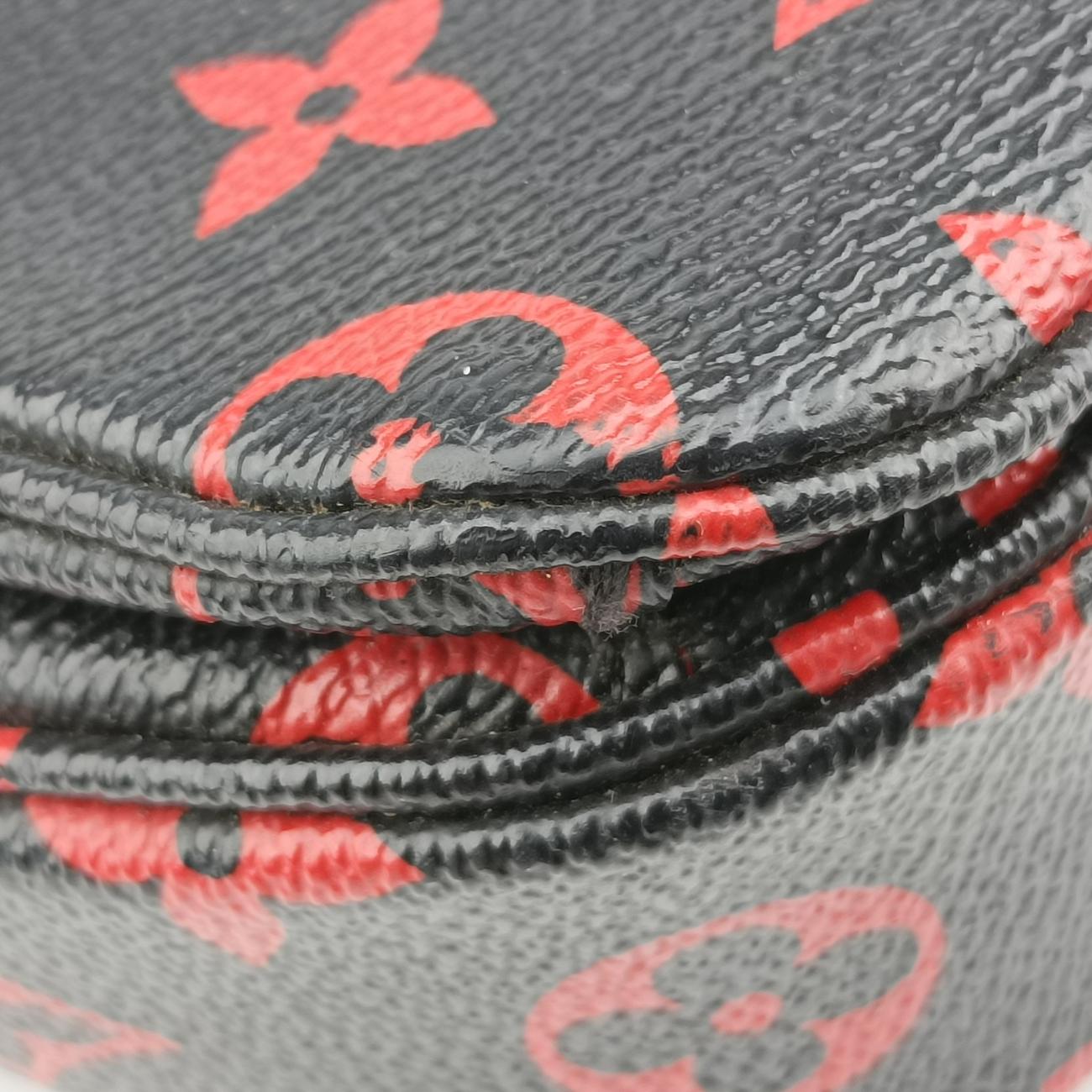 Pre-owned Louis Vuitton Pochette MéTIS MM black×Anfrarouge Monogram Canvas M41462 shoulderbag | stylenewstar