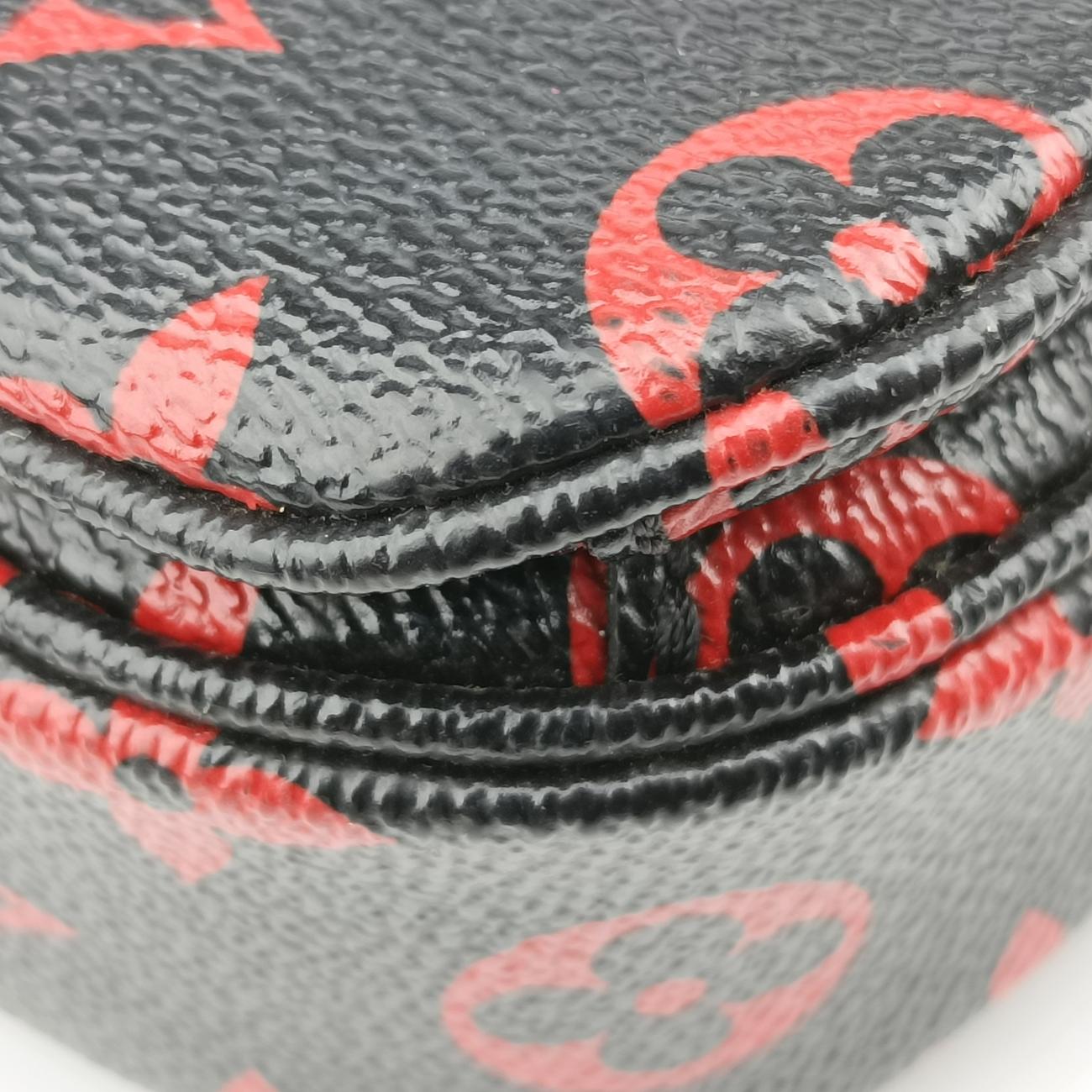 Pre-owned Louis Vuitton Pochette MéTIS MM black×Anfrarouge Monogram Canvas M41462 shoulderbag | stylenewstar