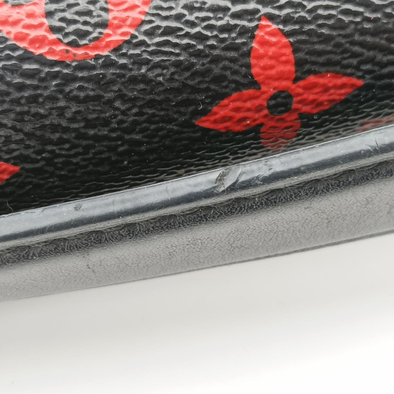 Pre-owned Louis Vuitton Pochette MéTIS MM black×Anfrarouge Monogram Canvas M41462 shoulderbag | stylenewstar