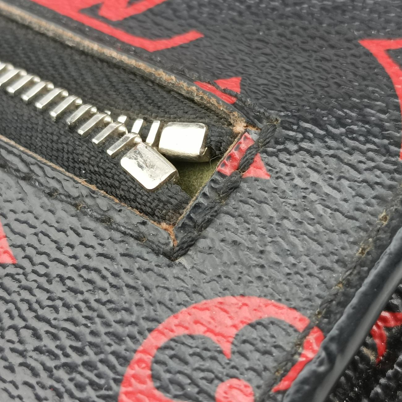 Pre-owned Louis Vuitton Pochette MéTIS MM black×Anfrarouge Monogram Canvas M41462 shoulderbag | stylenewstar