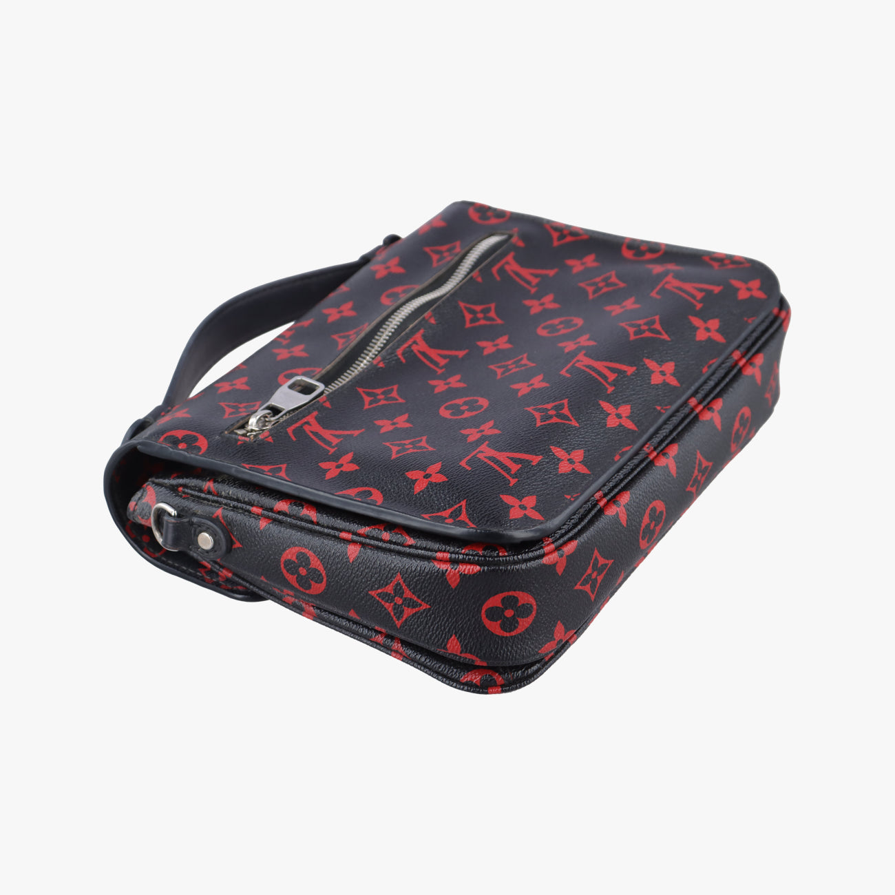 Pre-owned Louis Vuitton Pochette MéTIS MM black×Anfrarouge Monogram Canvas M41462 shoulderbag | stylenewstar