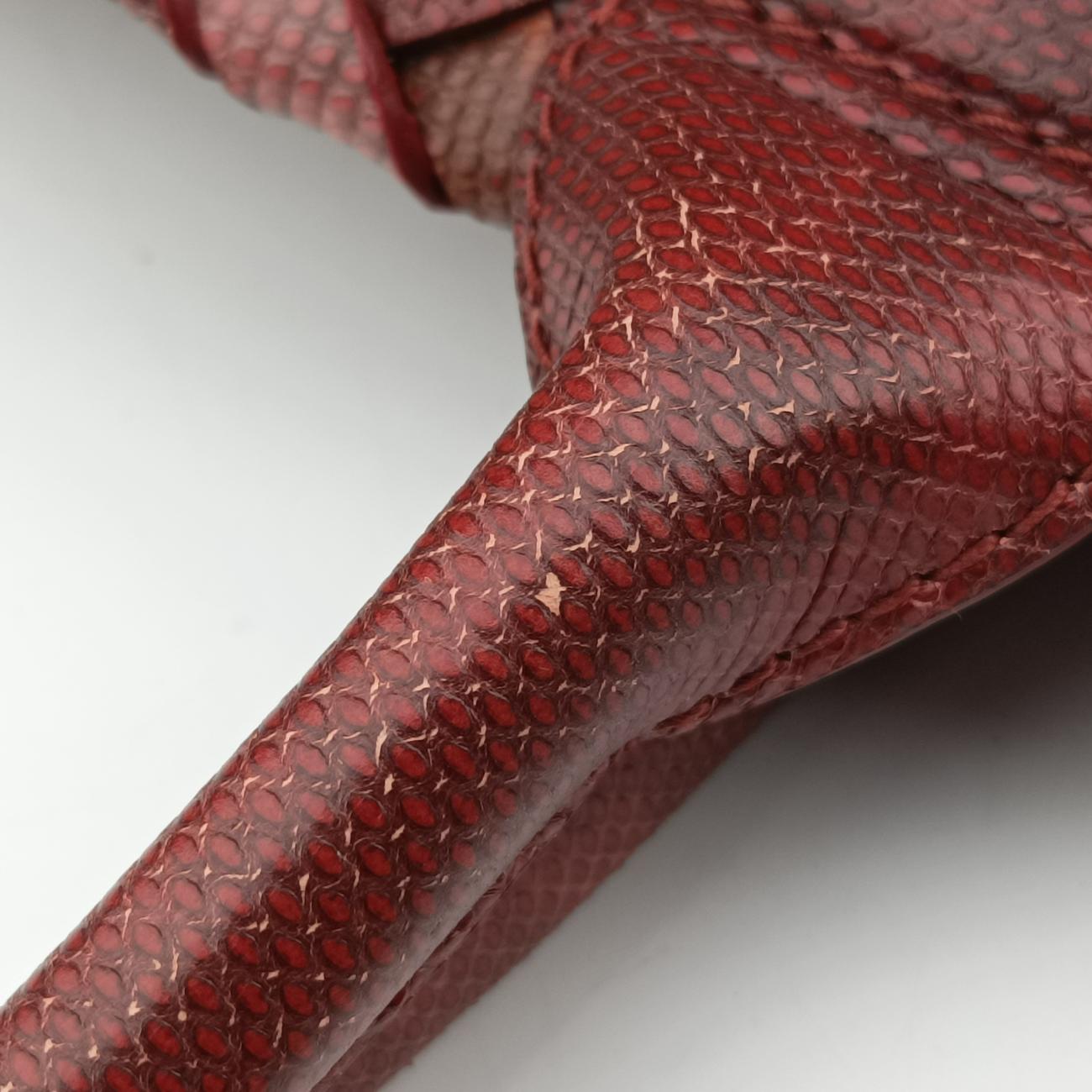 Pre-owned Bottega Veneta Intrecciato Red×Multicolour Leather  shoulderbag | stylenewstar