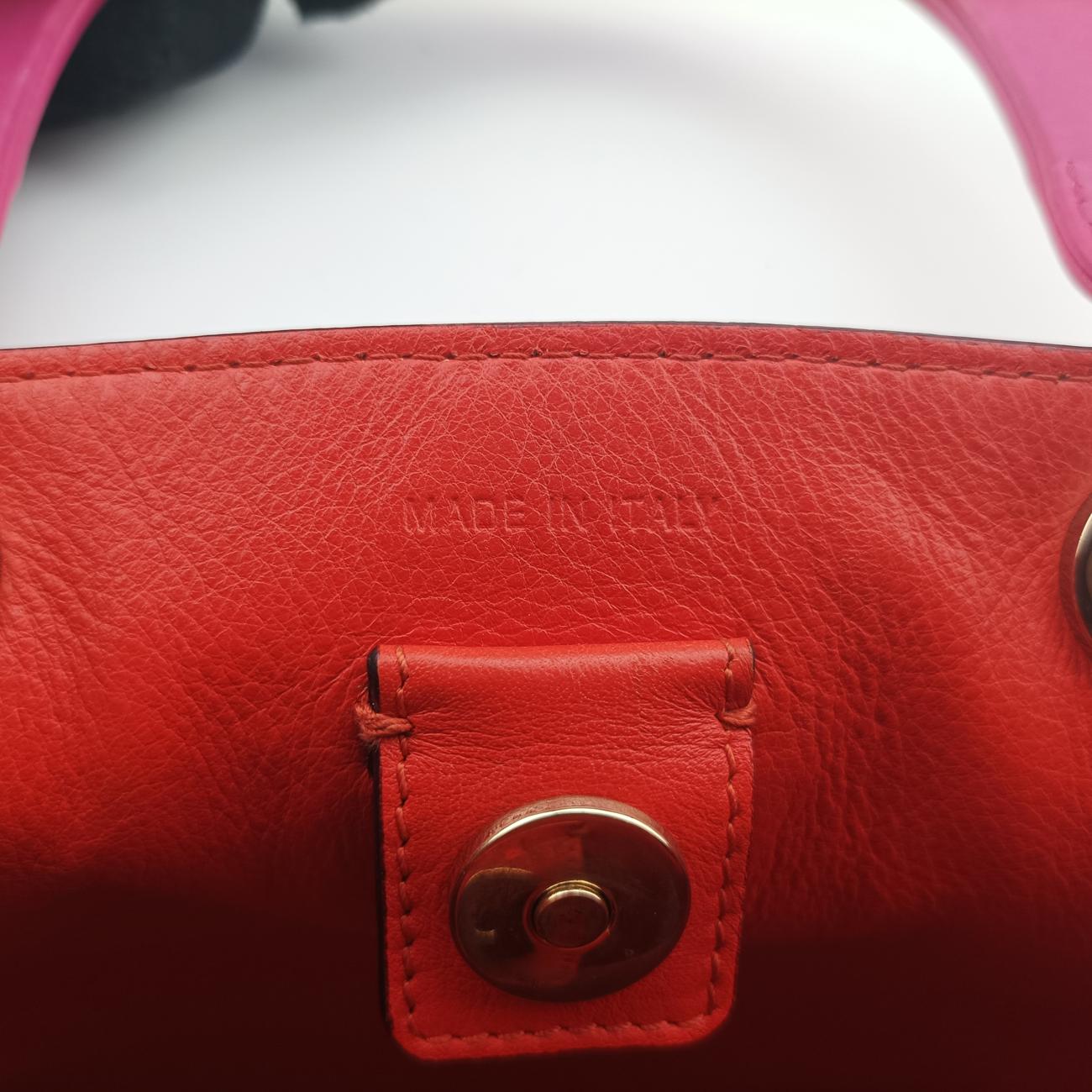 Pre-owned Christian Dior Diorissimo Rose Leather  shoulderbag | stylenewstar