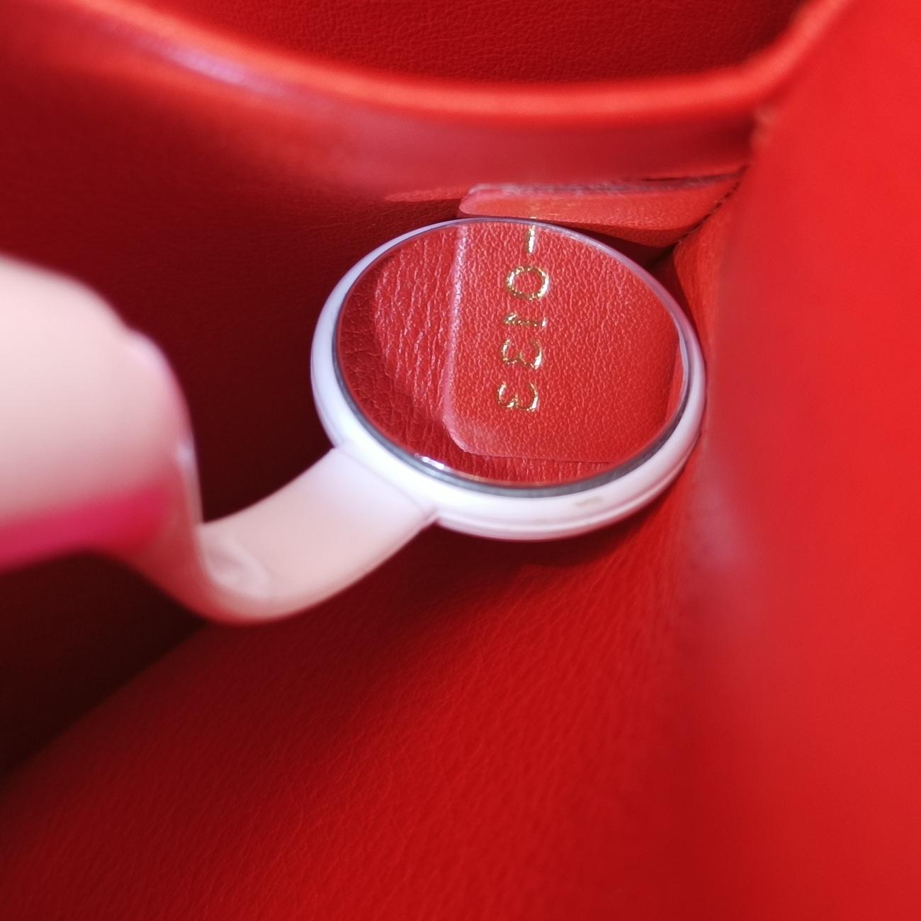 Pre-owned Christian Dior Diorissimo Rose Leather  shoulderbag | stylenewstar