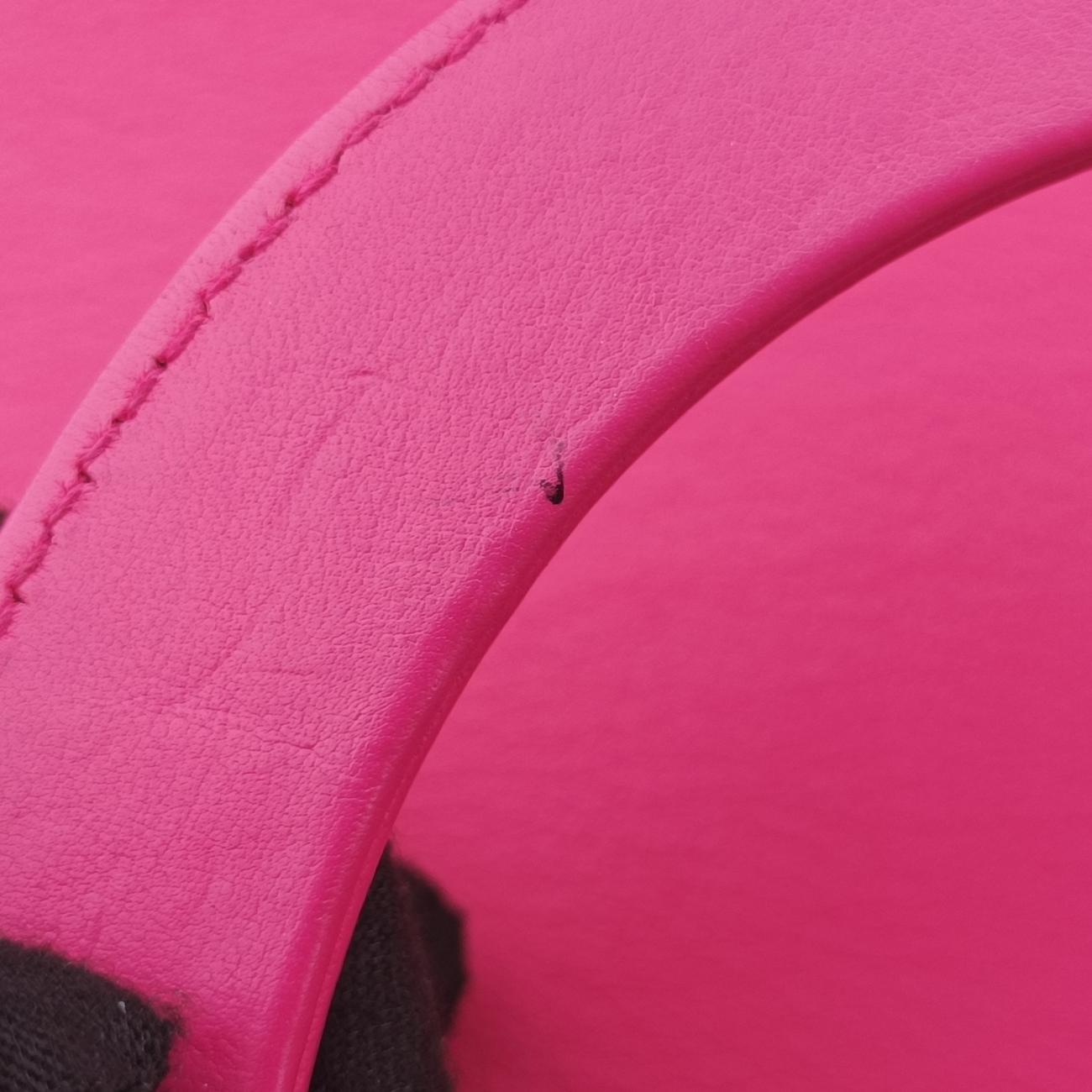 Pre-owned Christian Dior Diorissimo Rose Leather  shoulderbag | stylenewstar