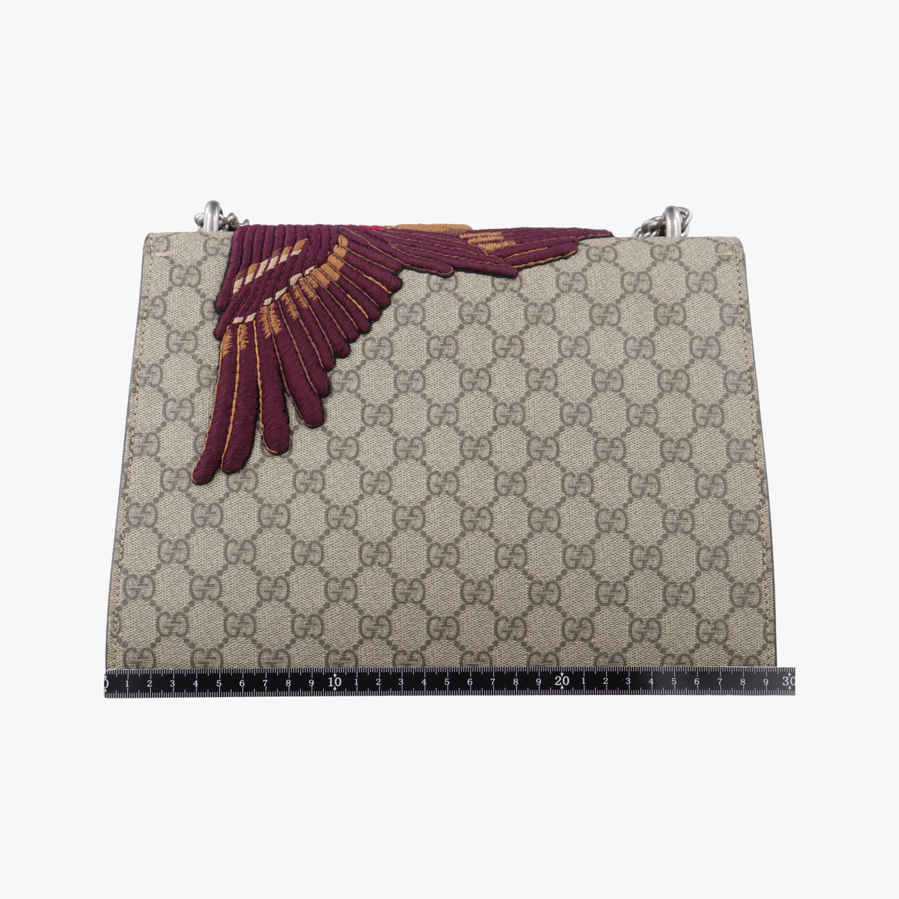 Pre-owned Gucci Dionysus Beige x Purple x Multicolor PVC coated canvas × suede 400235 shoulderbag | stylenewstar