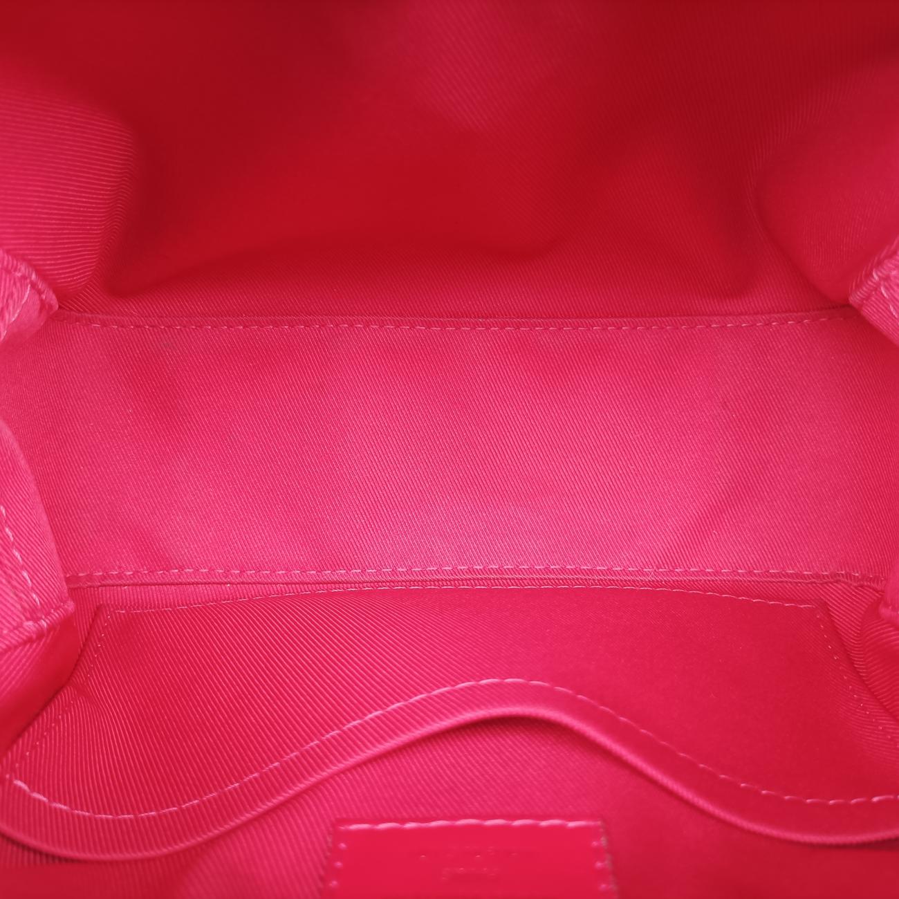 Pre-owned Louis Vuitton SAINTONGE brown×Freesia Monogram Canvas×calf leather M43557 shoulderbag | stylenewstar