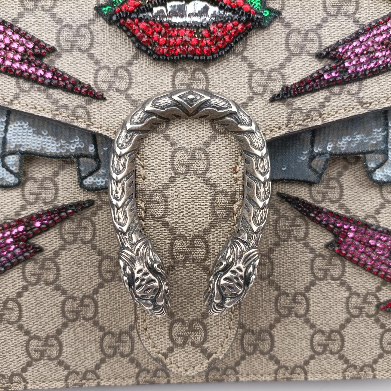 Vintage Gucci Dionysus beige×Multicolour PVC coated canvas 400235 shoulderbag | stylenewstar