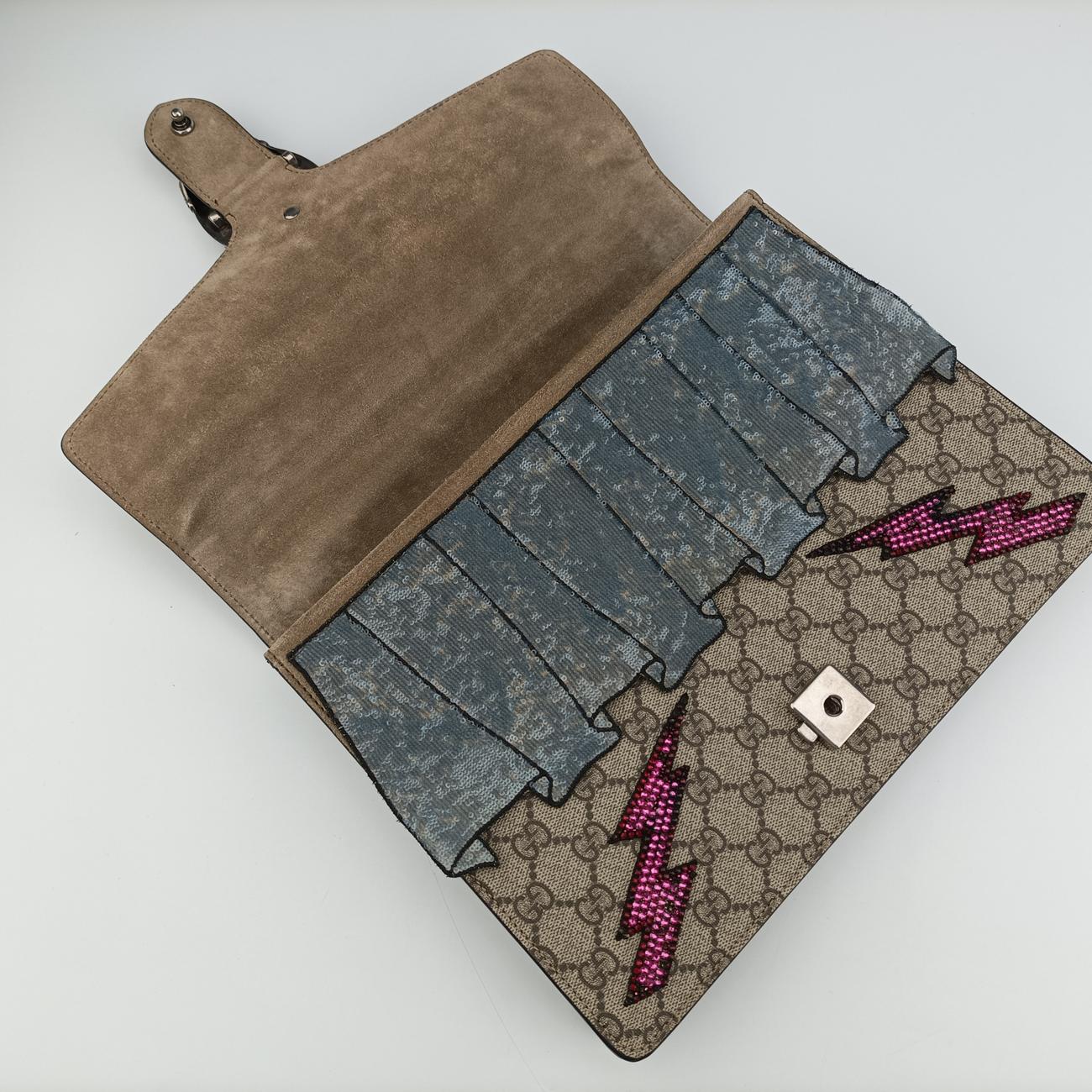 Vintage Gucci Dionysus beige×Multicolour PVC coated canvas 400235 shoulderbag | stylenewstar