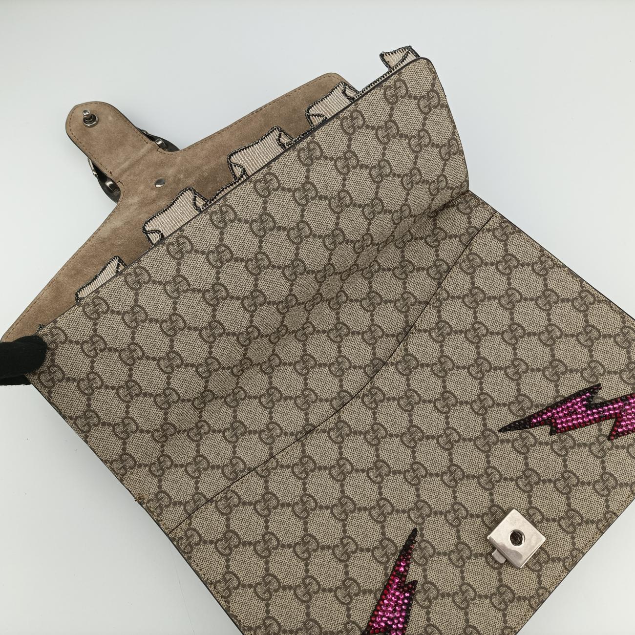 Vintage Gucci Dionysus beige×Multicolour PVC coated canvas 400235 shoulderbag | stylenewstar