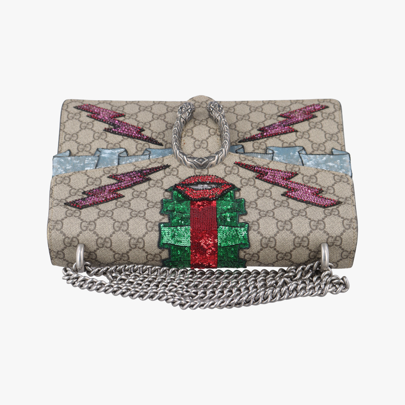 Vintage Gucci Dionysus beige×Multicolour PVC coated canvas 400235 shoulderbag | stylenewstar