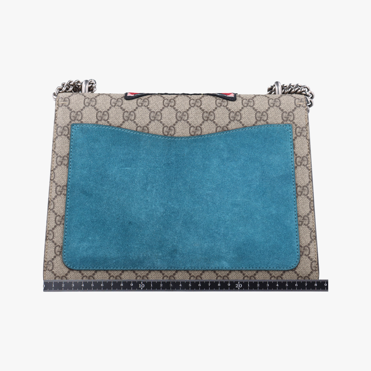 Pre-owned Gucci Dionysus Beige×Blue×Multicolour PVC coated canvas × suede 403348 shoulderbag | stylenewstar