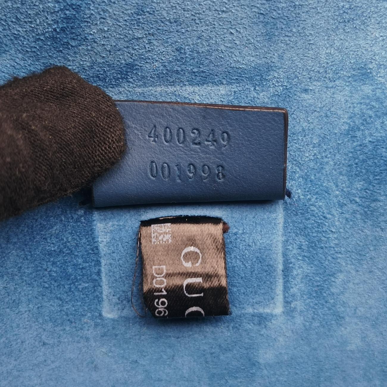 Vintage Gucci Dionysus Beige×Blue×Multicolour PVC coated canvas × suede 400249 shoulderbag | stylenewstar