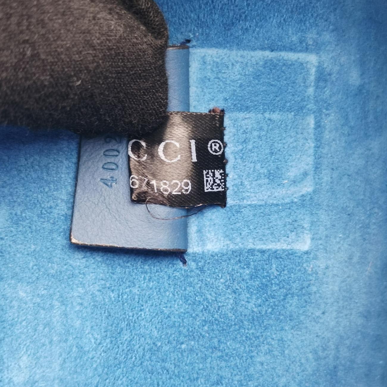 Vintage Gucci Dionysus Beige×Blue×Multicolour PVC coated canvas × suede 400249 shoulderbag | stylenewstar