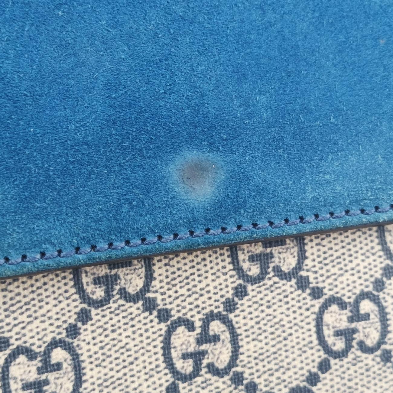 Vintage Gucci Dionysus Beige×Blue×Multicolour PVC coated canvas × suede 400249 shoulderbag | stylenewstar