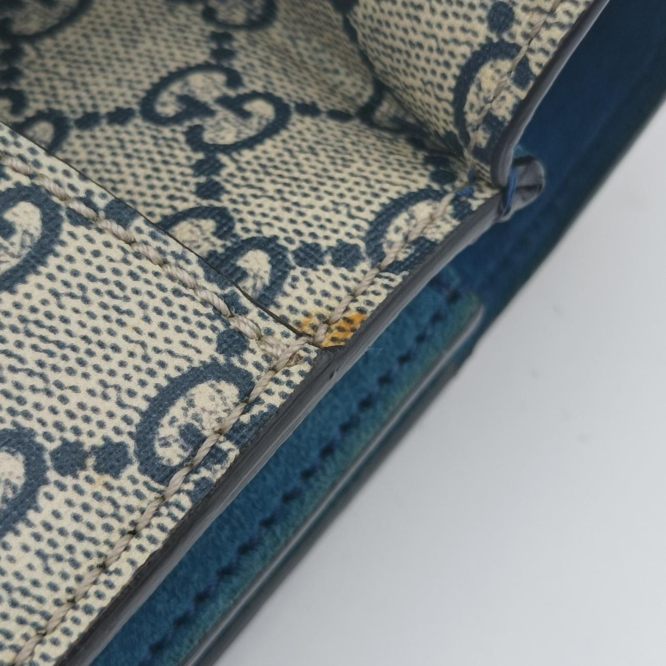 Vintage Gucci Dionysus Beige×Blue×Multicolour PVC coated canvas × suede 400249 shoulderbag | stylenewstar