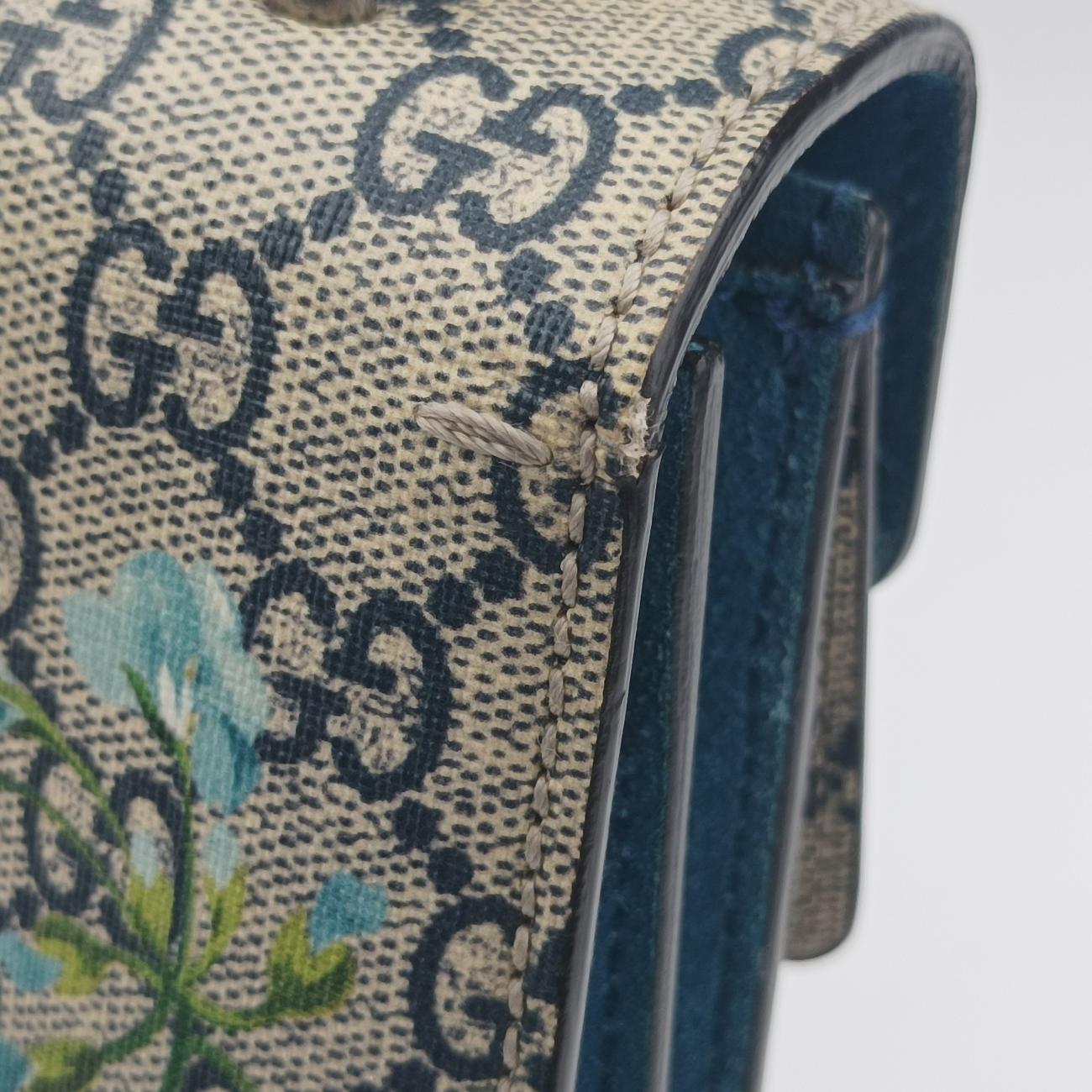 Vintage Gucci Dionysus Beige×Blue×Multicolour PVC coated canvas × suede 400249 shoulderbag | stylenewstar