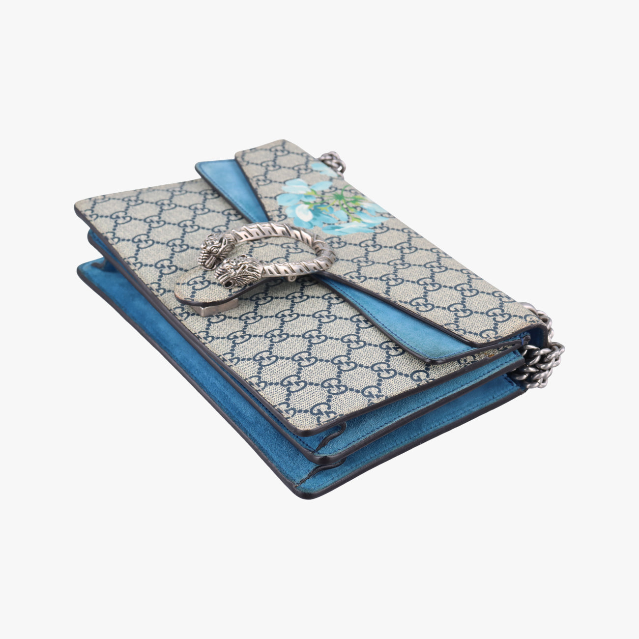 Vintage Gucci Dionysus Beige×Blue×Multicolour PVC coated canvas × suede 400249 shoulderbag | stylenewstar