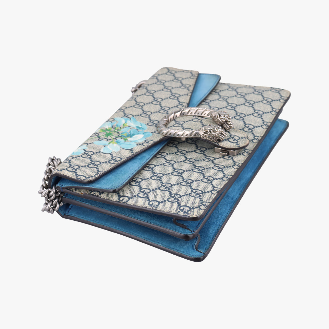 Vintage Gucci Dionysus Beige×Blue×Multicolour PVC coated canvas × suede 400249 shoulderbag | stylenewstar