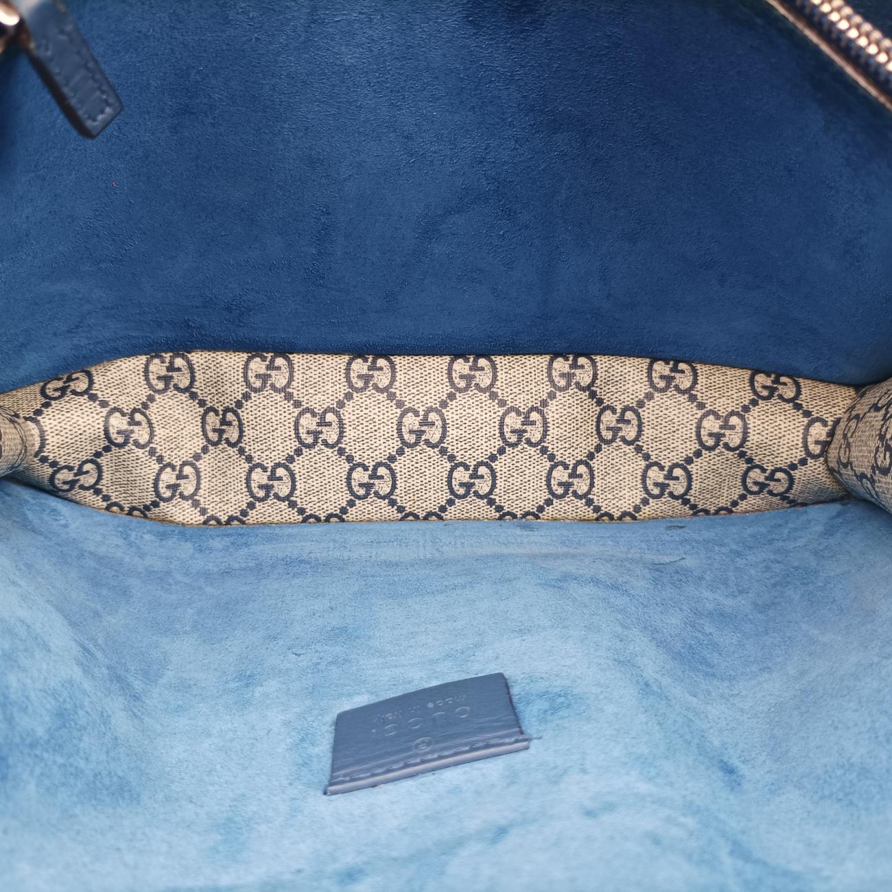 Vintage Gucci Dionysus Beige×Blue×Multicolour PVC coated canvas × suede 400249 shoulderbag | stylenewstar