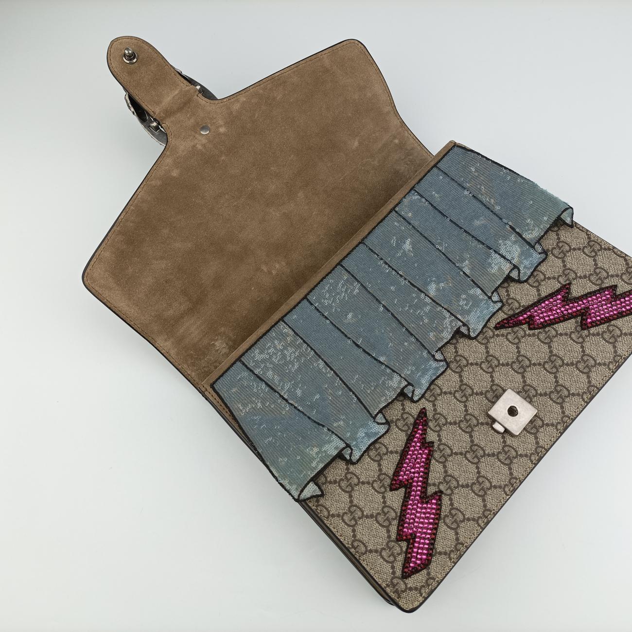 Vintage Gucci Dionysus beige×Multicolour PVC coated canvas 400235 shoulderbag | stylenewstar