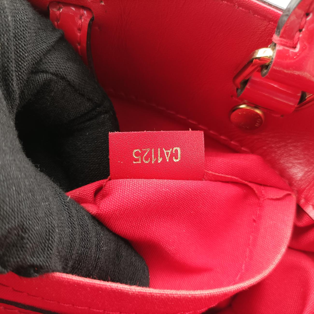 Pre-owned Louis Vuitton MONTAIGNE BB CERISE Vernis M50170 shoulderbag | stylenewstar