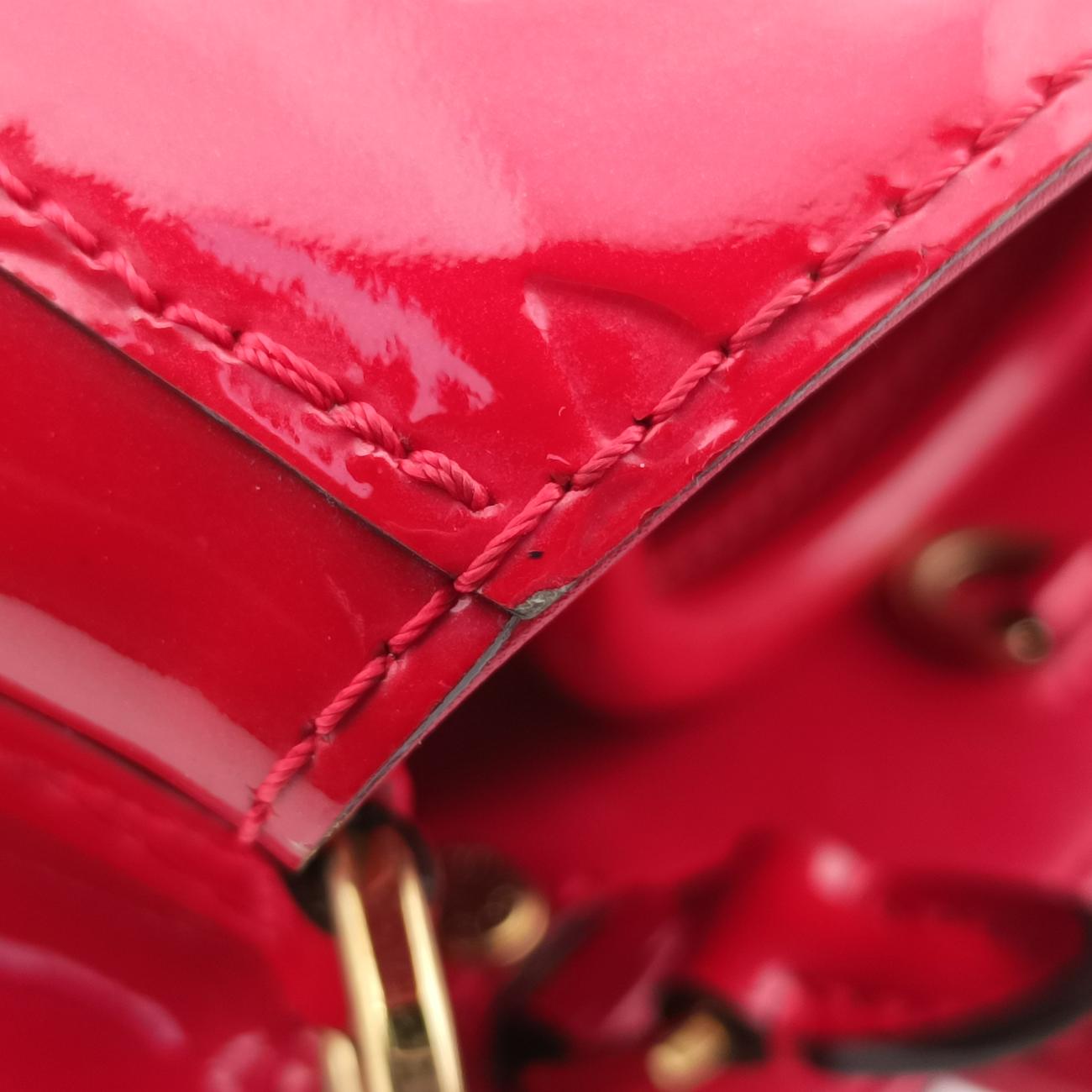 Pre-owned Louis Vuitton MONTAIGNE BB CERISE Vernis M50170 shoulderbag | stylenewstar