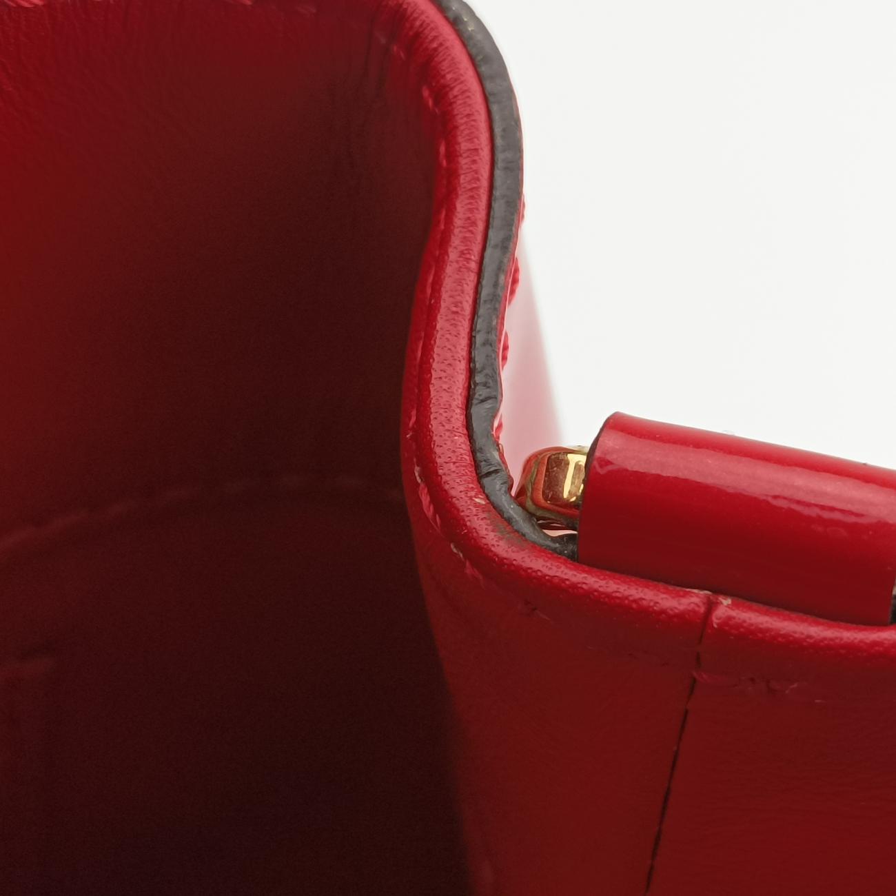 Pre-owned Louis Vuitton MONTAIGNE BB CERISE Vernis M50170 shoulderbag | stylenewstar