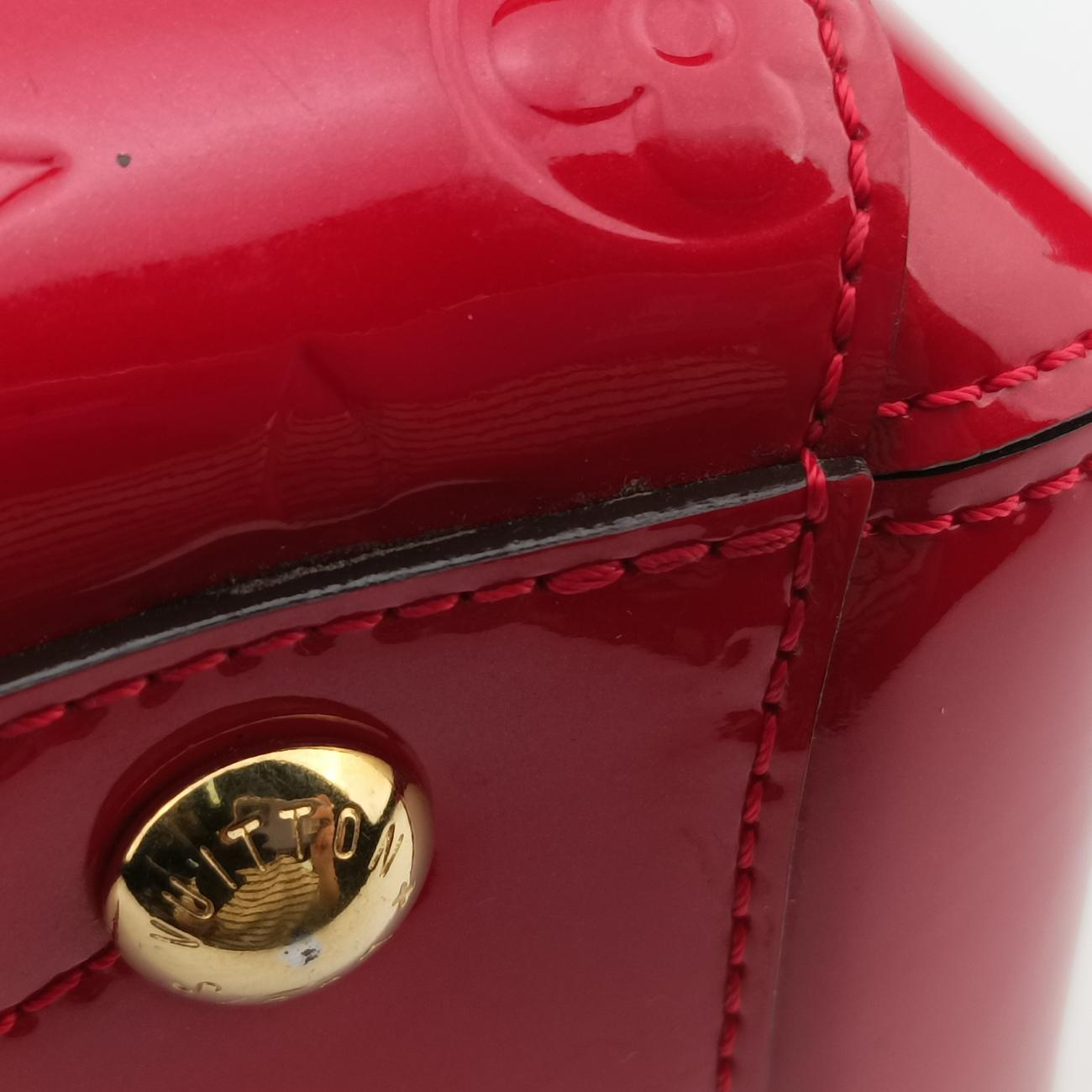 Pre-owned Louis Vuitton MONTAIGNE BB CERISE Vernis M50170 shoulderbag | stylenewstar