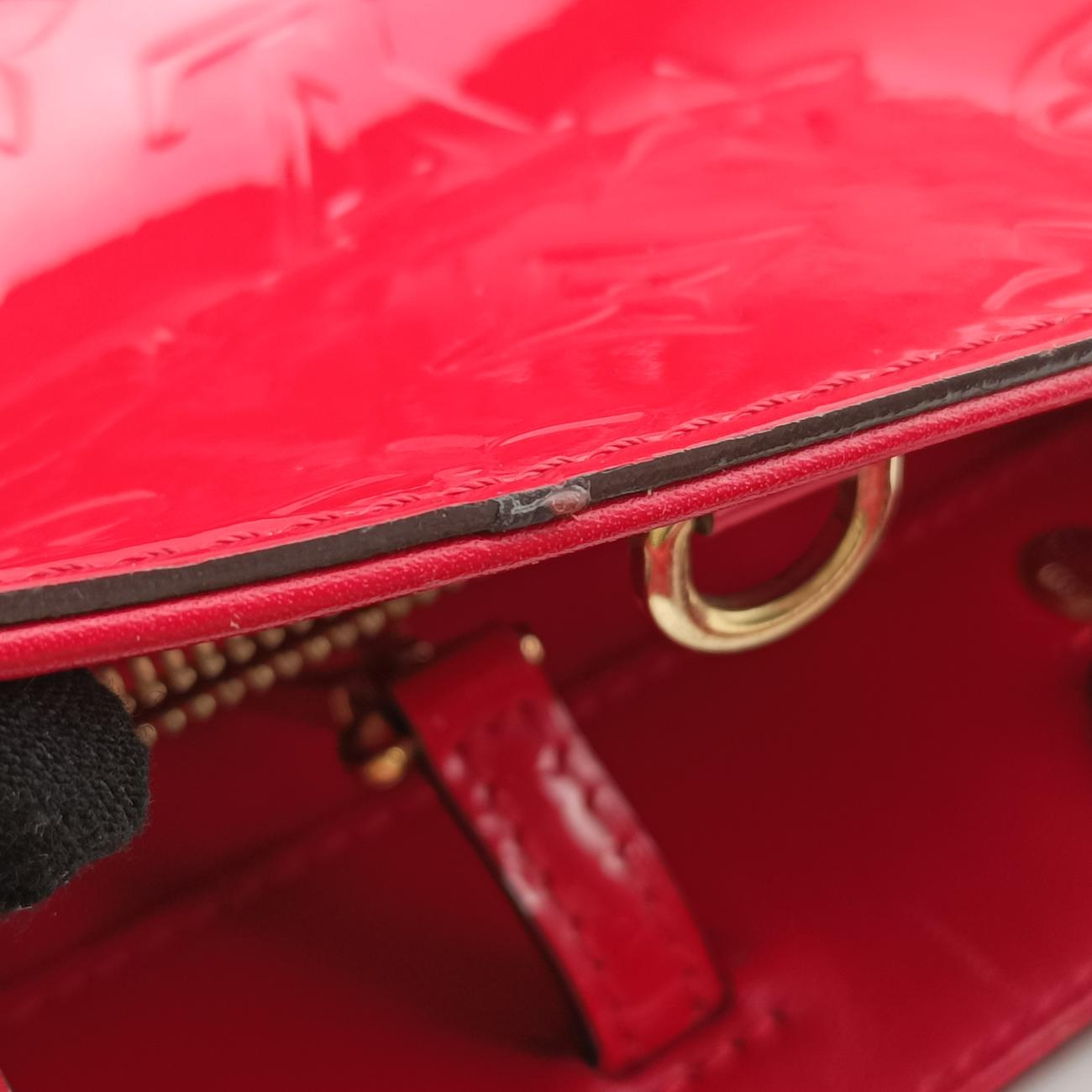 Pre-owned Louis Vuitton MONTAIGNE BB CERISE Vernis M50170 shoulderbag | stylenewstar