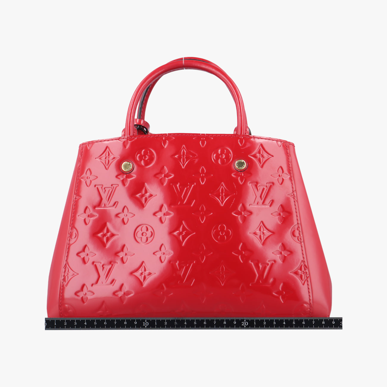 Pre-owned Louis Vuitton MONTAIGNE BB CERISE Vernis M50170 shoulderbag | stylenewstar