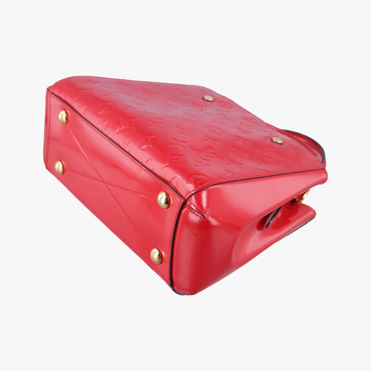 Pre-owned Louis Vuitton MONTAIGNE BB CERISE Vernis M50170 shoulderbag | stylenewstar