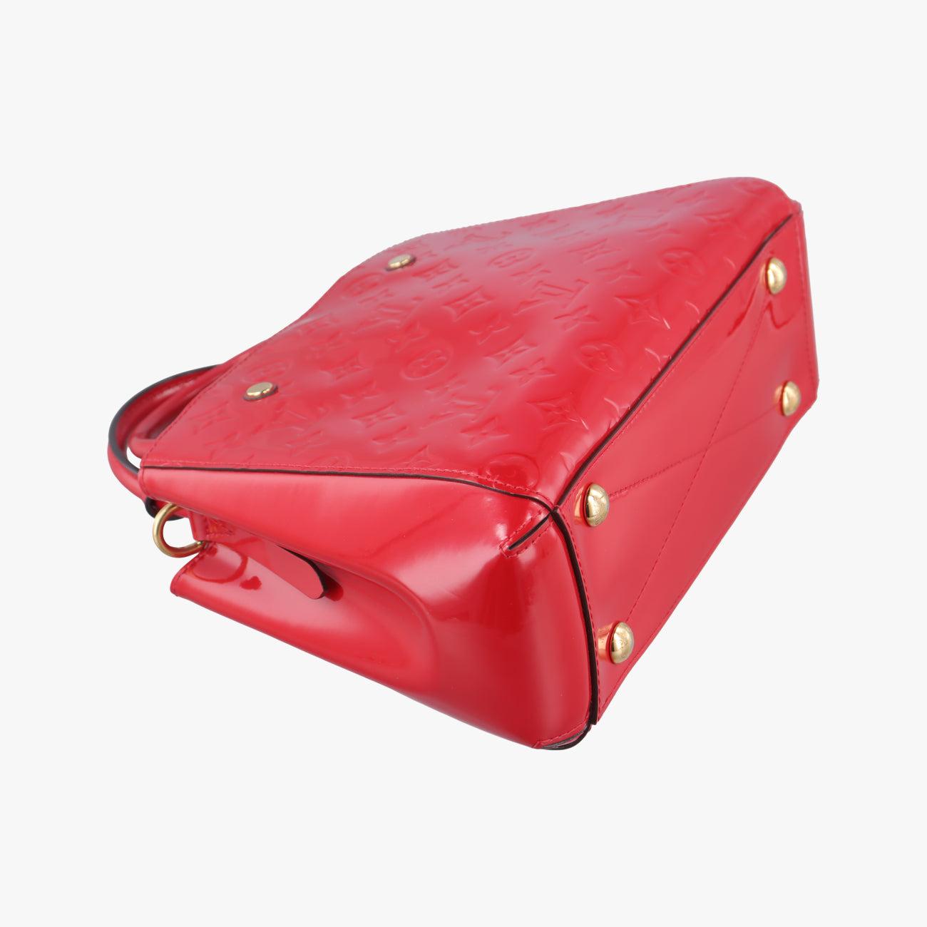 Pre-owned Louis Vuitton MONTAIGNE BB CERISE Vernis M50170 shoulderbag | stylenewstar