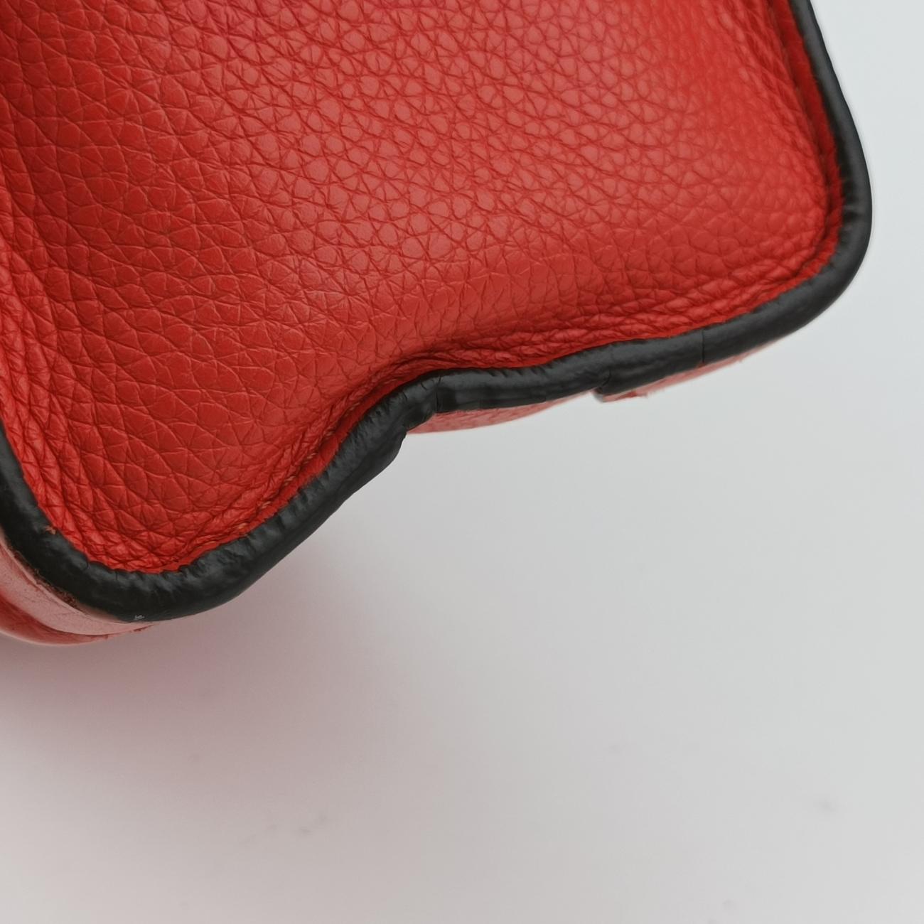 Pre-owned Celine luggage nano shopper Orange leather  shoulderbag | stylenewstar