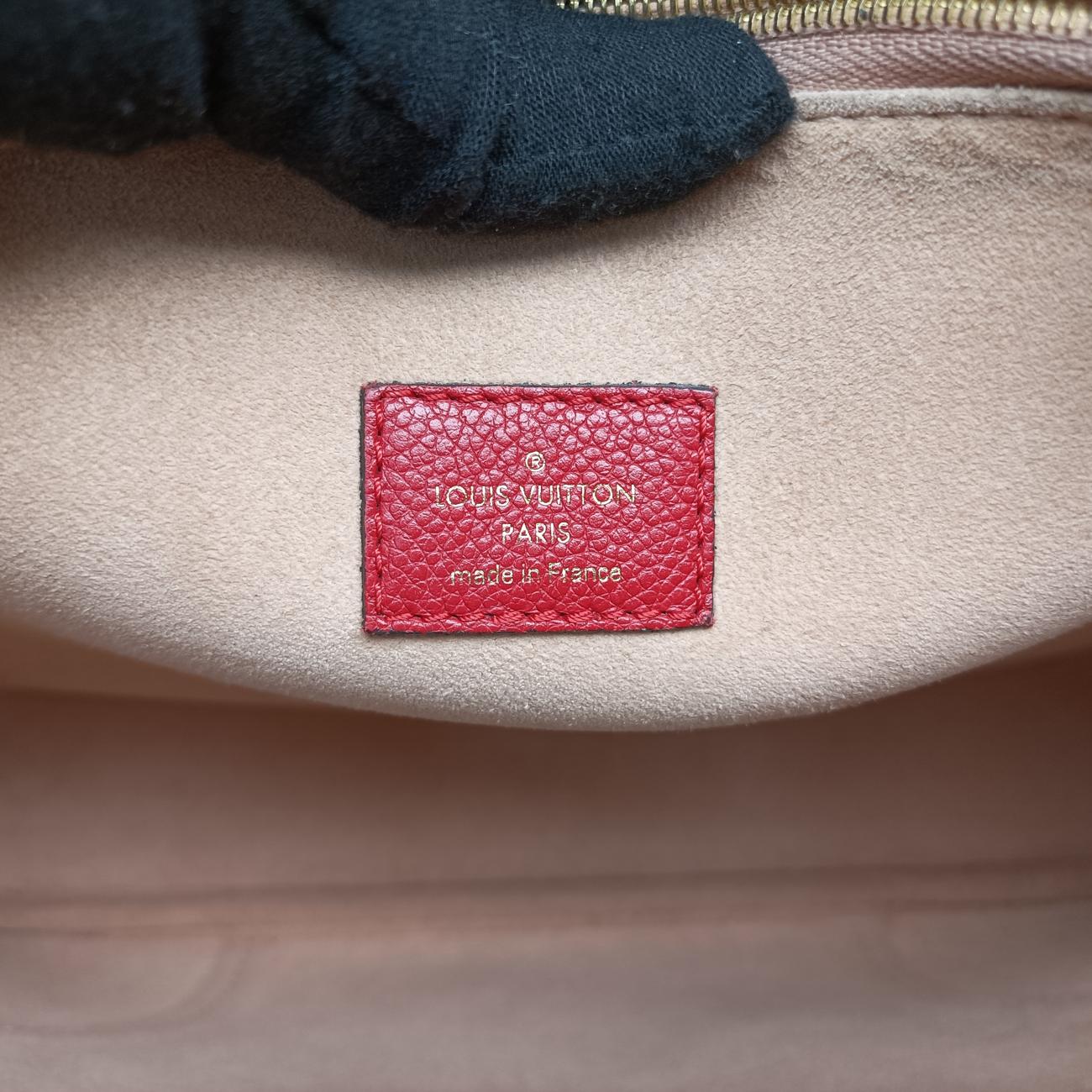 Pre-owned Louis Vuitton FLANDRIN Brown×CERISE Monogram Canvas×calf leather M41596 shoulderbag | stylenewstar