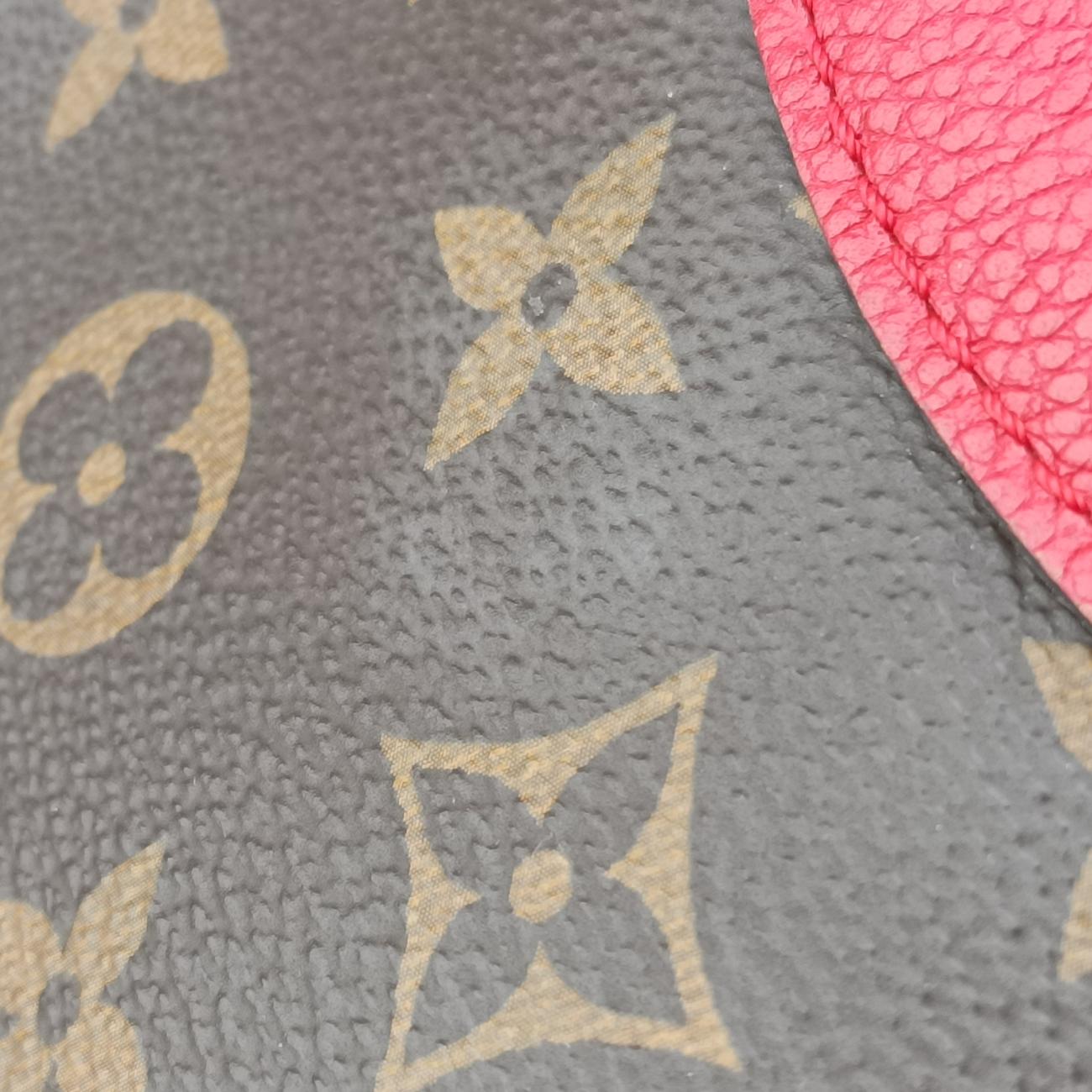 Pre-owned Louis Vuitton FLANDRIN Brown×CERISE Monogram Canvas×calf leather M41596 shoulderbag | stylenewstar