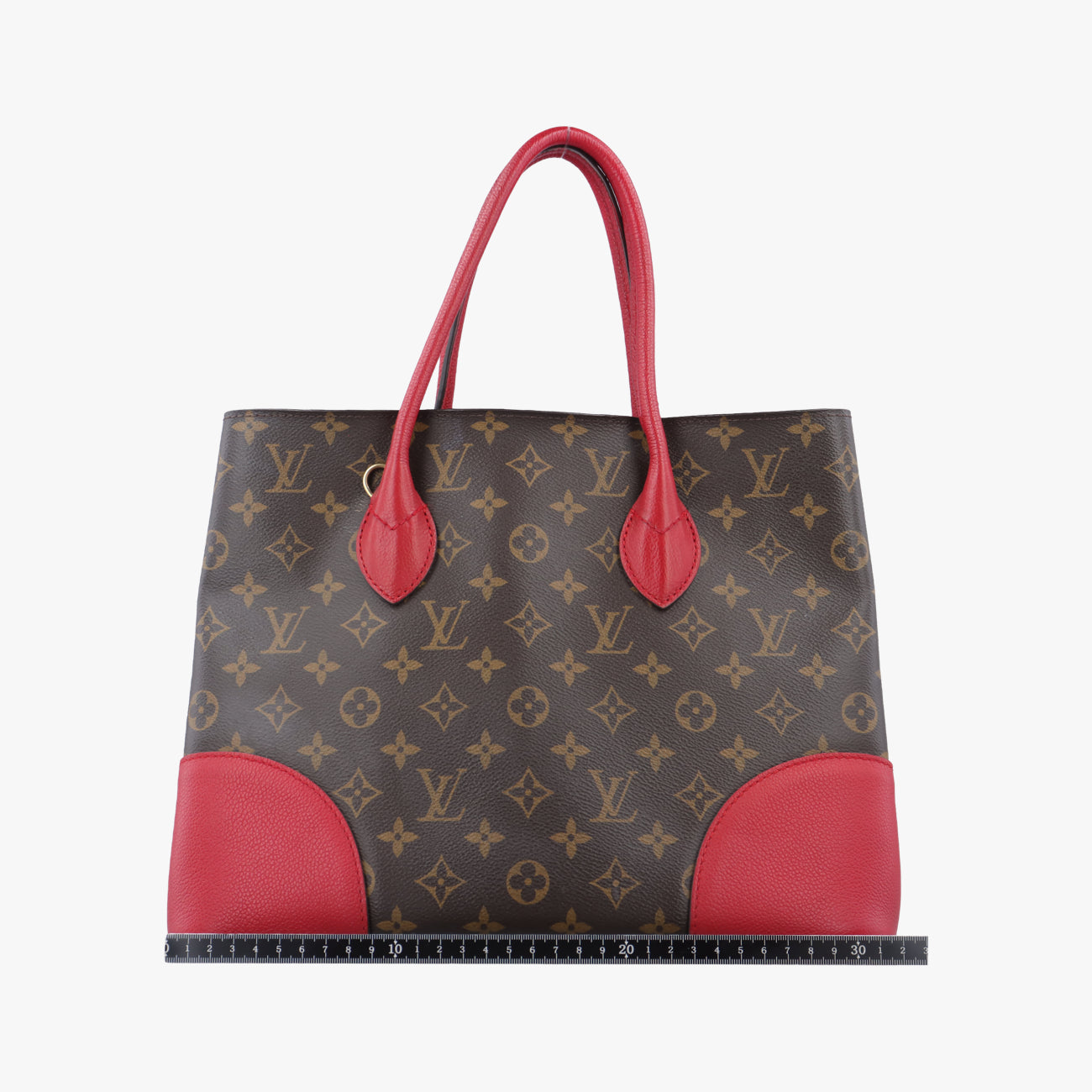 Pre-owned Louis Vuitton FLANDRIN Brown×CERISE Monogram Canvas×calf leather M41596 shoulderbag | stylenewstar