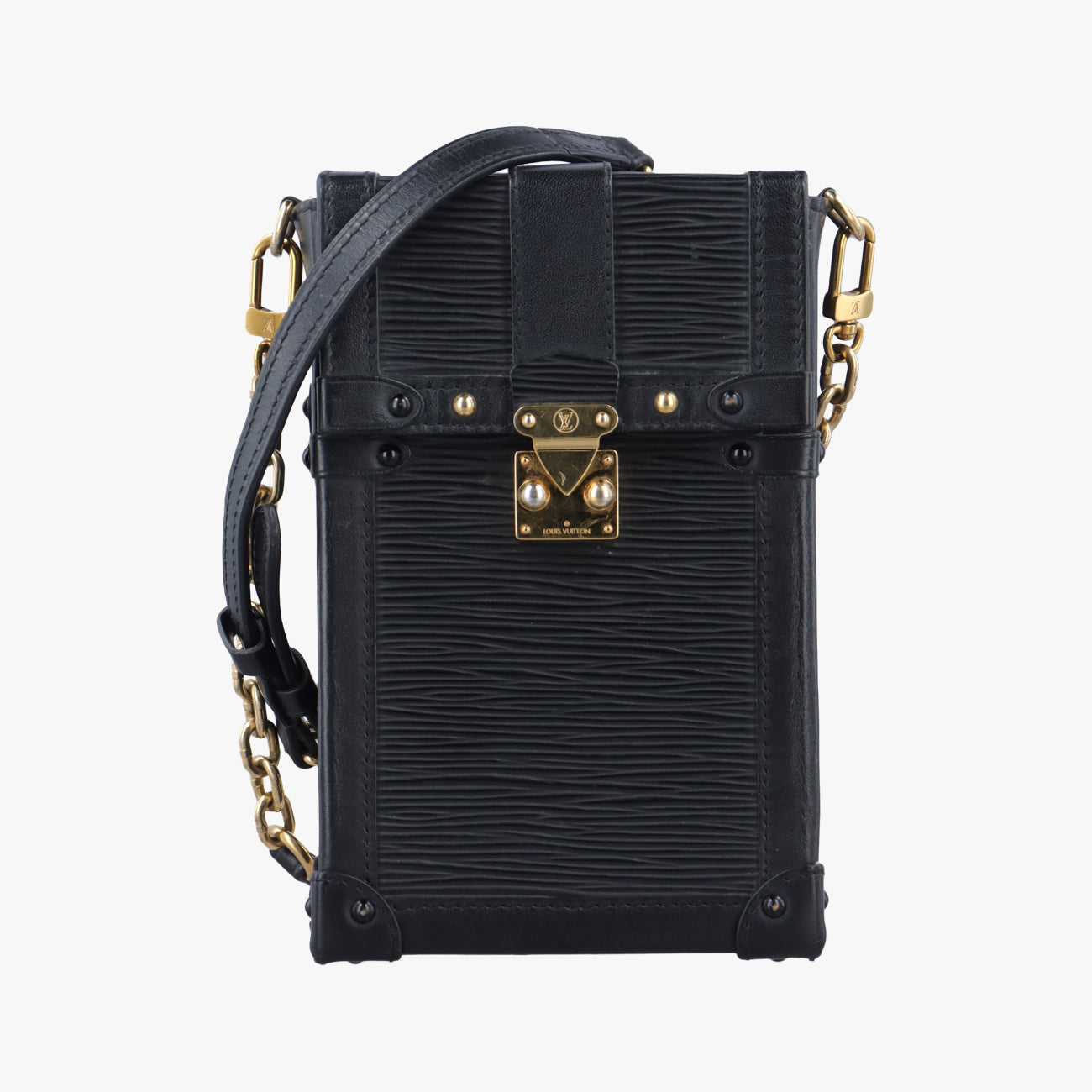 Pre-owned Louis Vuitton Trunk Vertical Chain Noir Epi M67871 shoulderbag | stylenewstar